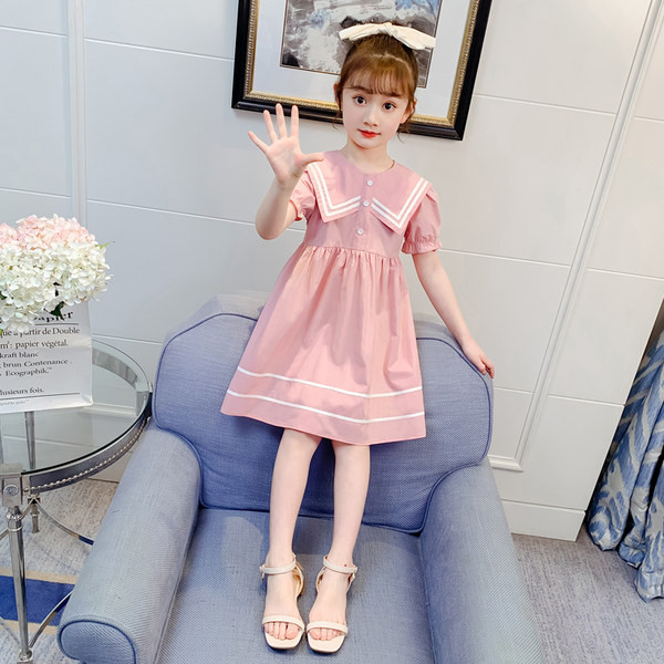 Új modell nyári ruha klasszikus gallérral