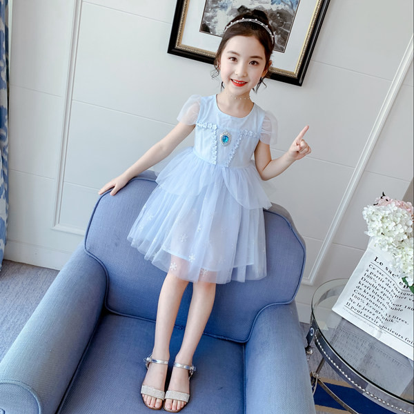 Moderna dječja haljina sa tuljanom suknjom za djevojčice