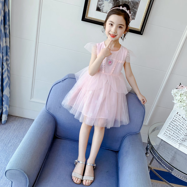 Moderna dječja haljina sa tuljanom suknjom za djevojčice