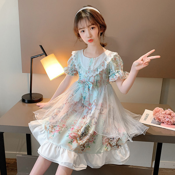 Gyerekruha kerek nyakkivágással, két színben