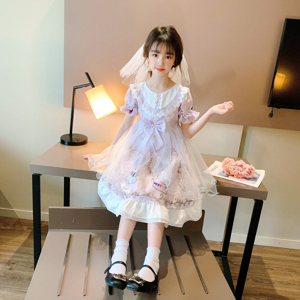 Gyerekruha kerek nyakkivágással, két színben