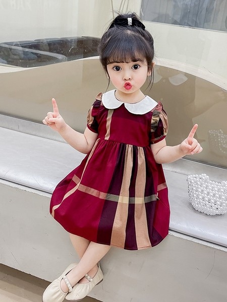 Gyermek szabású ruha rövid ujjal