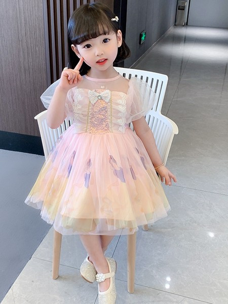 Pitsi ja tülliga lastekleit tüdrukutele