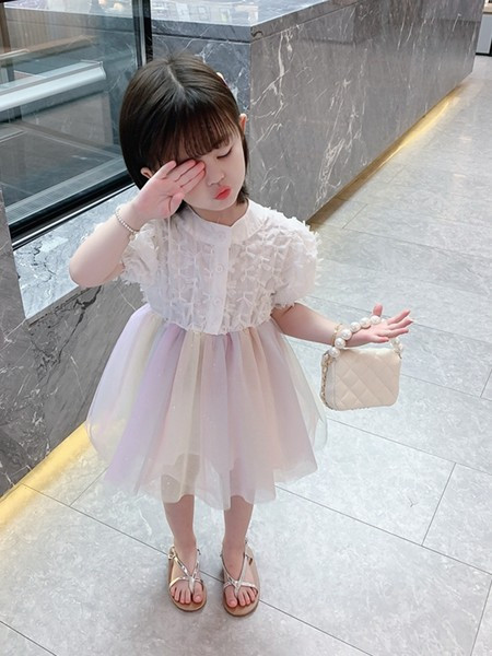 Gyermek rövid ruha tüll