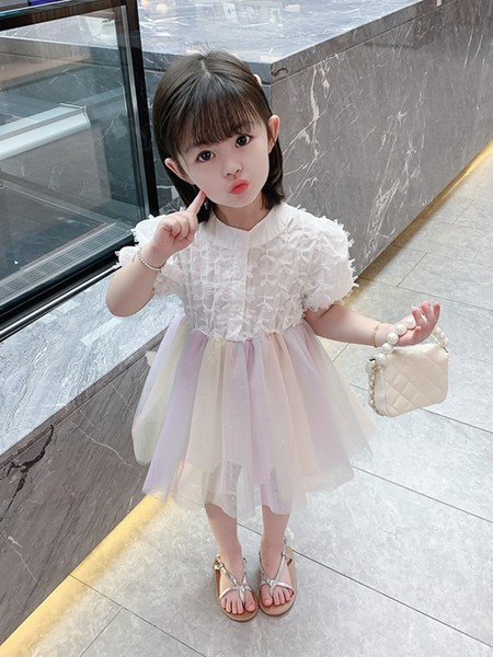 Gyermek rövid ruha tüll