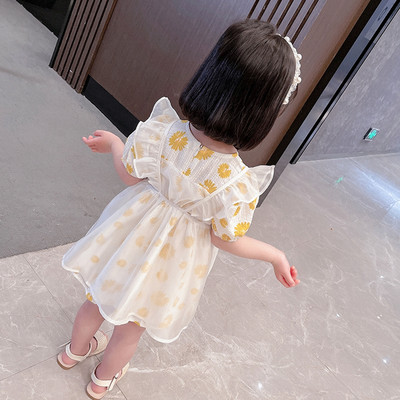 Παιδικό φόρεμα με κοντό μανίκι