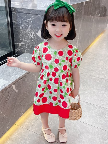 Színes gyerekruha rövid ujjal