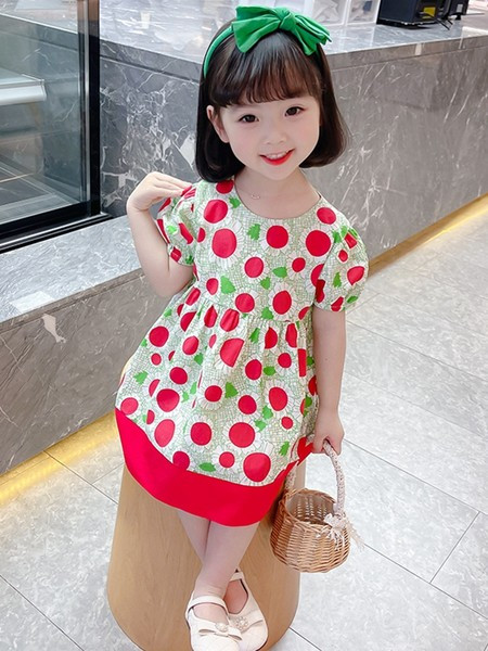 Színes gyerekruha rövid ujjal