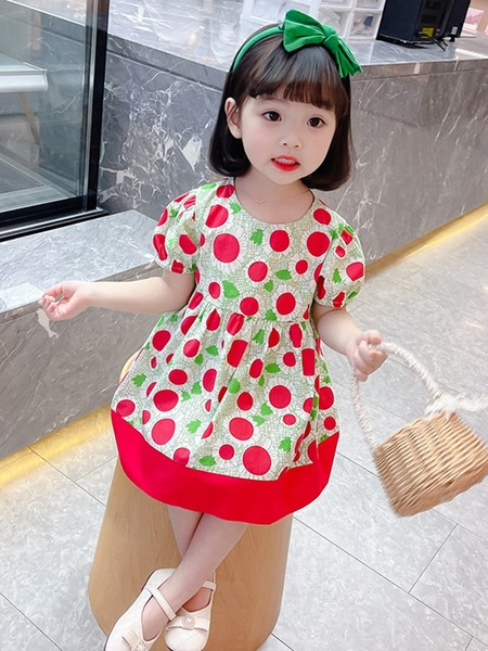 Színes gyerekruha rövid ujjal