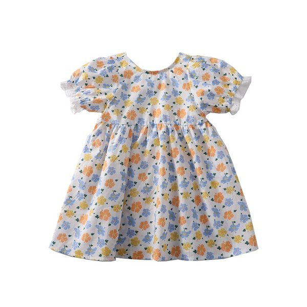 Ljetna haljina s golim leđima i križnim naramenicama