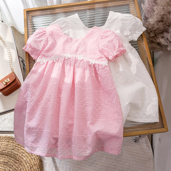 Novi model dječje haljine s kratkim rukavima