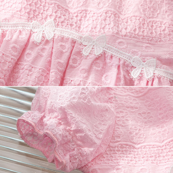 Novi model dječje haljine s kratkim rukavima