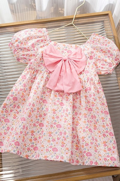 Virágmintás gyerekruha lányoknak