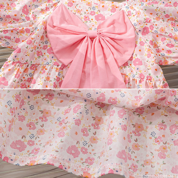 Virágmintás gyerekruha lányoknak