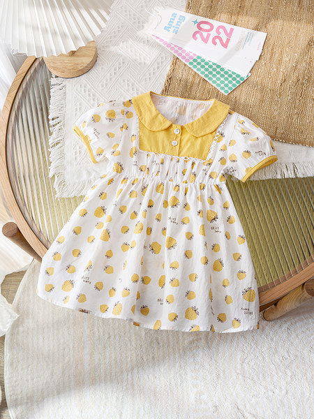 Kahes värvitoonis lühikeste varrukatega laste vabaajakleit