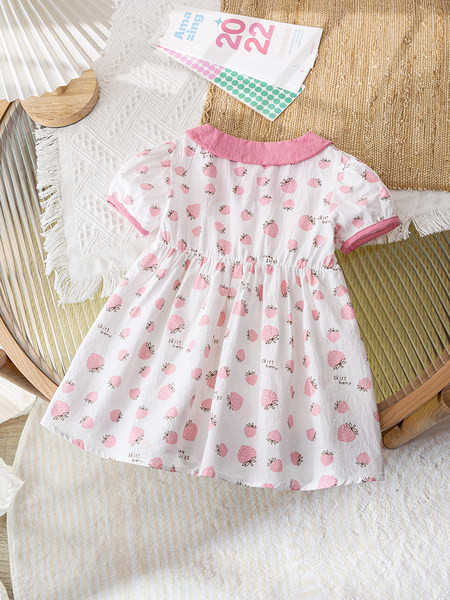 Kahes värvitoonis lühikeste varrukatega laste vabaajakleit