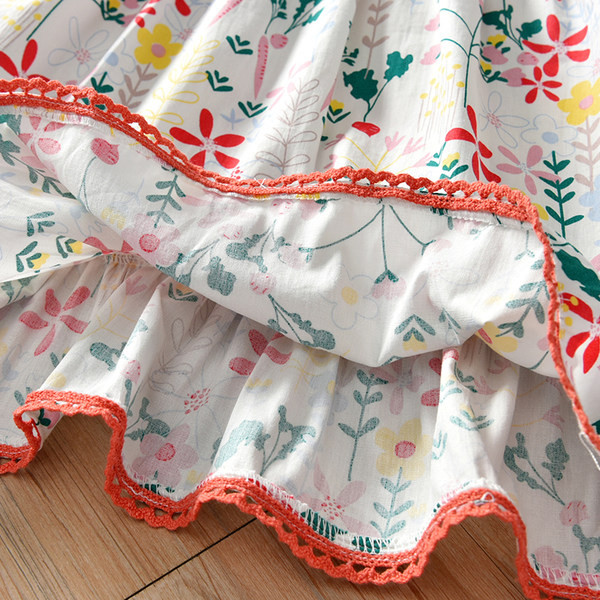 Novi model dječje ljetne haljine sa cvjetnim uzorkom