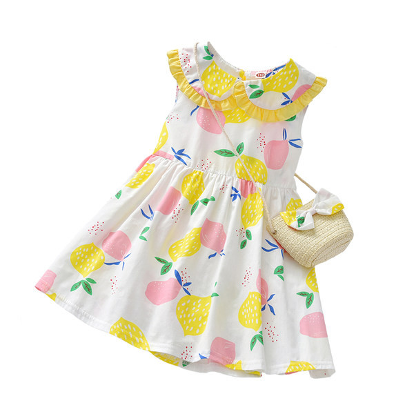 Detské šaty s farebným vzorom