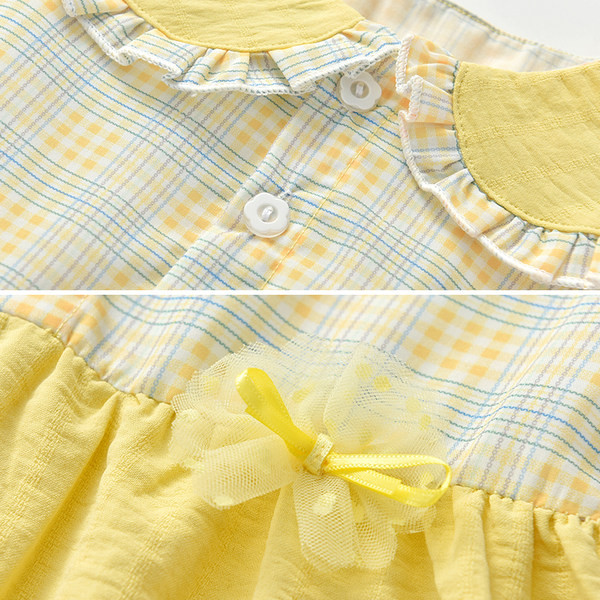 Uue mudeliga lastekleit paela ja nööpidega