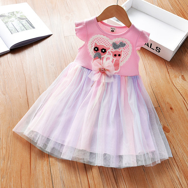 Novi model dječje ljetne haljine sa tuljanom suknjom