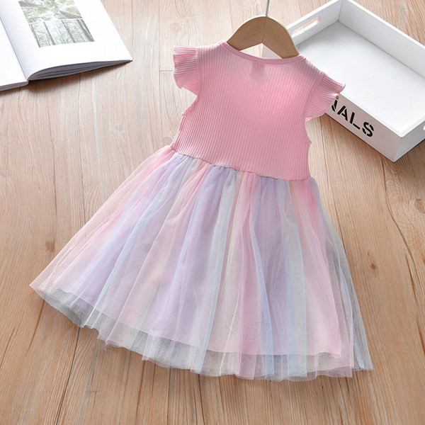 Novi model dječje ljetne haljine sa tuljanom suknjom