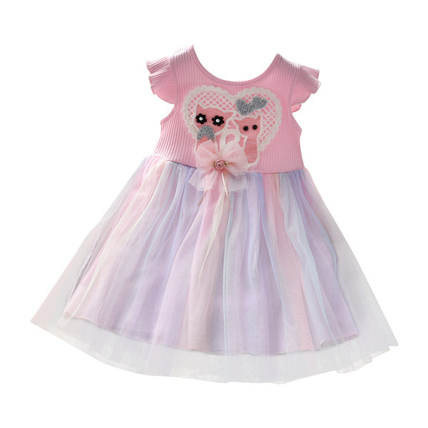 Novi model dječje ljetne haljine sa tuljanom suknjom