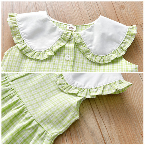 Ruuduline kraega suvekleit