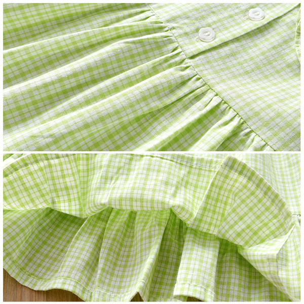 Ruuduline kraega suvekleit