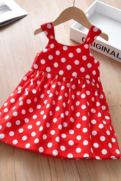 Μοντέρνο παιδικό φόρεμα με τιράντες