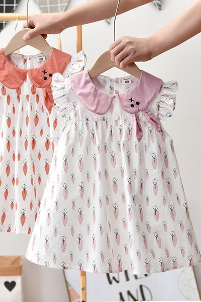 Детска рокля подходяща за лятото в два цвята