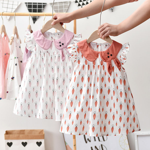 Детска рокля подходяща за лятото в два цвята