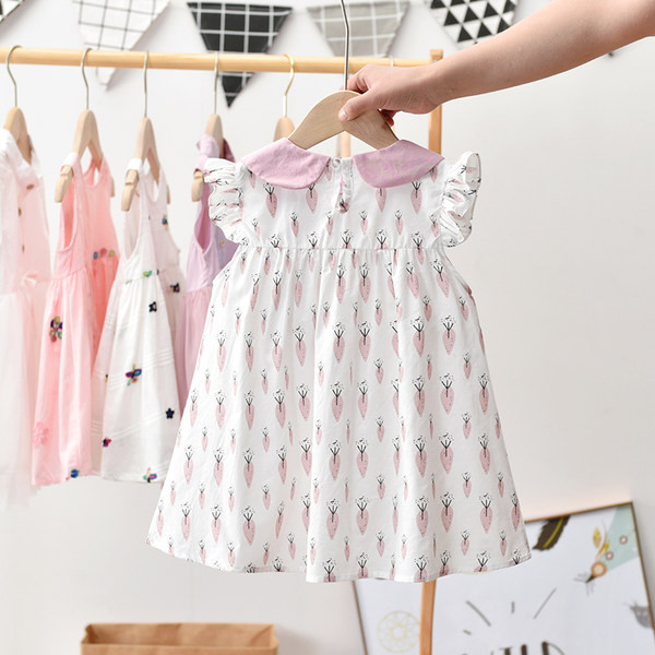 Детска рокля подходяща за лятото в два цвята