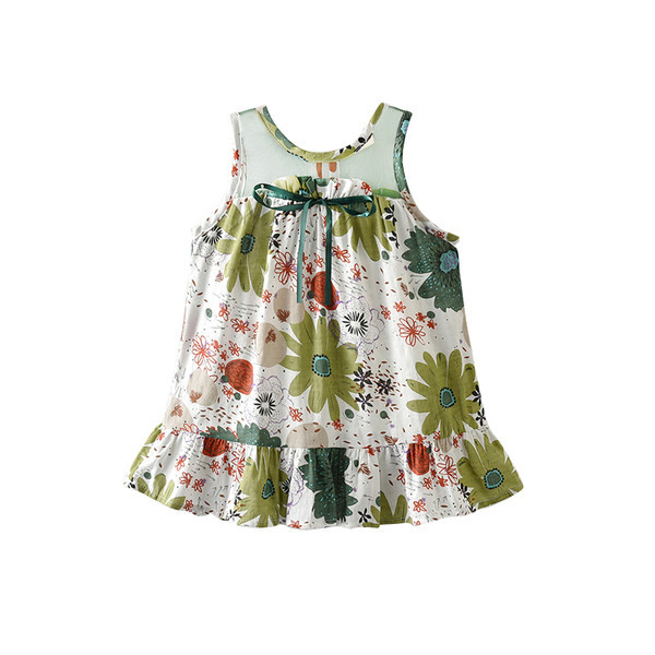 Gyermek nyári ruha három színben szalaggal