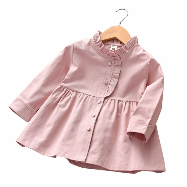 Nööpide ja lokkidega kevadkleit