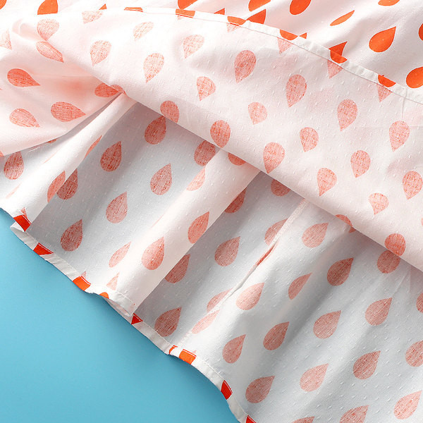 Lezser nyári lányruha ovális nyakkivágással