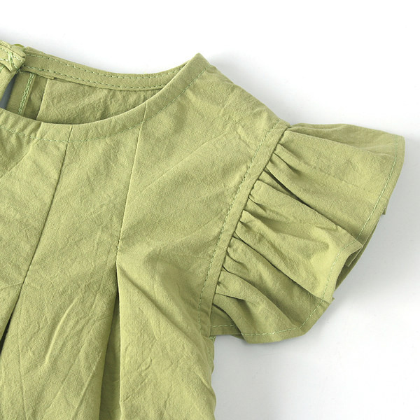 Ležerna dječja haljina s kovrčama