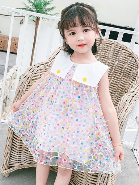 Lezser gyerek pöttyös ruha lányoknak