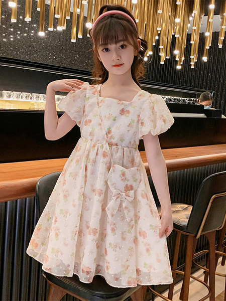 Gyerekruha négyzet alakú nyakkivágással és rövid ujjú - két színben