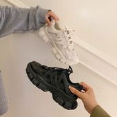 Γυναικεία δίχτυα αθλητικά παπούτσια σε δύο χρώματα