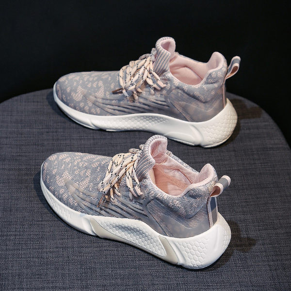 Casual γυναικεία sneakers με κορδόνια - τρία χρώματα