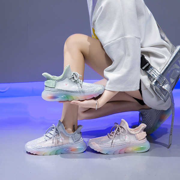 Női szövet tornacipő szilikon talppal