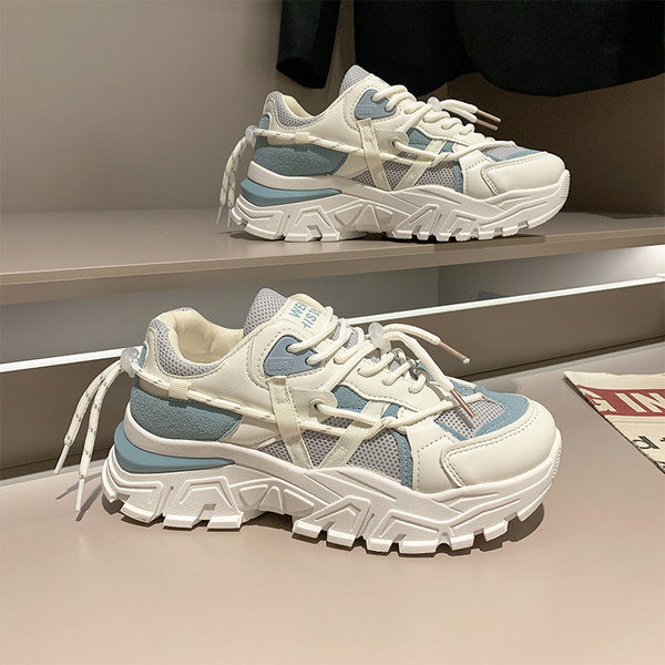 Sinise ja lilla paeltega naiste tossud