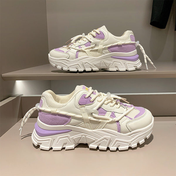 Sinise ja lilla paeltega naiste tossud