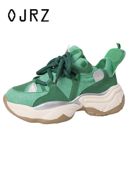 Ежедневни дамски маратонки с връзки и груба подметка