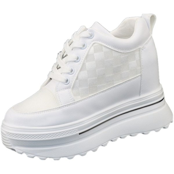 Női tornacipő fűzős és emelvényes