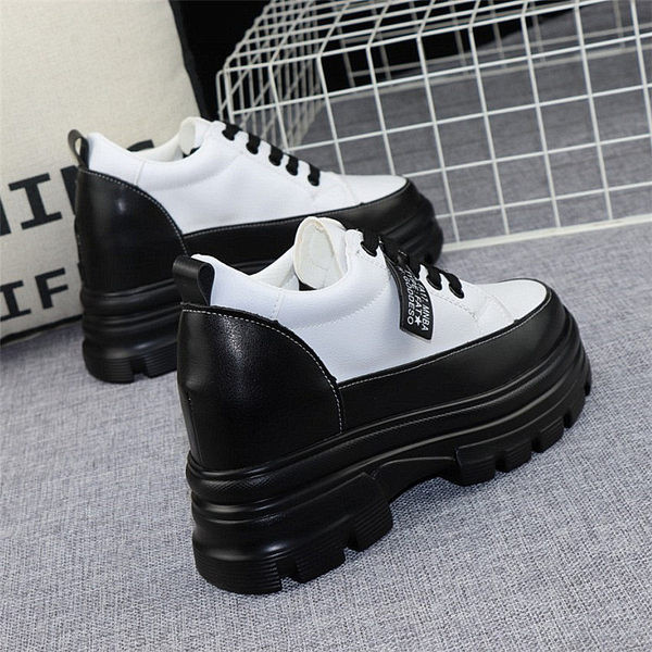 Sieviešu kedas ar šņorēm un platformu 10 cm