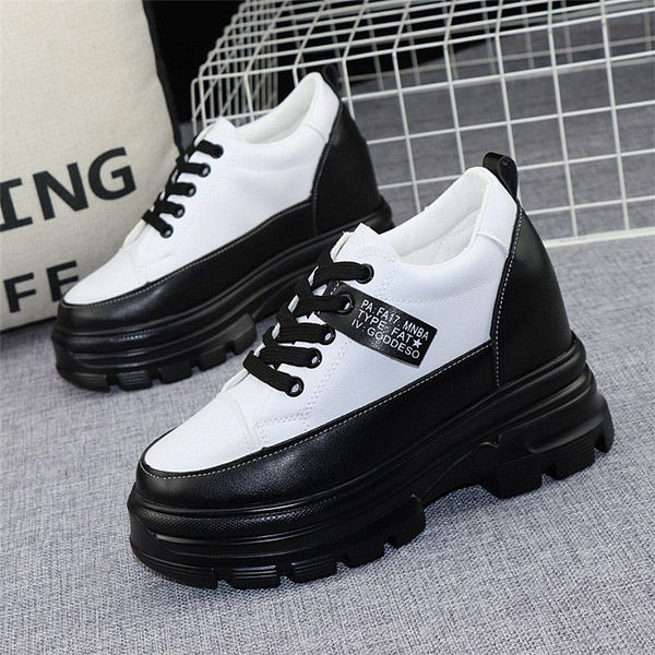 Sieviešu kedas ar šņorēm un platformu 10 cm