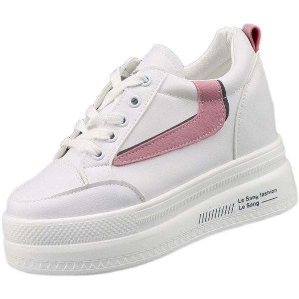 Öko-nahast valget värvi naiste tossud