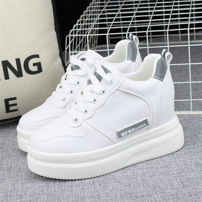 Пролетно-есенни кецове от еко кожа със скрита платформа