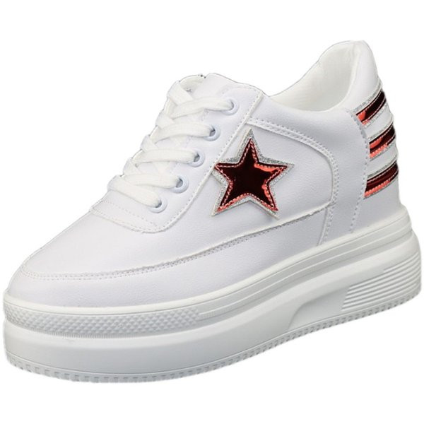 Γυναικεία sneakers πλατφόρμα με κορδόνια σε τρία χρώματα